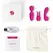 Nomi Tang Pocket Wand Hot Pink Compact Vibrating Massager Set
