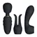 Nomi Tang Pocket Wand Black - Compact Multi-Function Vibrating Massager