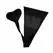 Bye Bra Adhesive Thong Black One Size - Seamless Invisible Lingerie