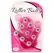PowerBullet Roller Balls Pink Massage Glove - Adjustable, 9 Metal Spheres