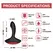 Magic Motion Solstice App-Controlled Intimate Wellness Device Silicone Black