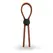 Velv'Or Rooster Ragnar Adjustable Silicone Ring Brown 280mm