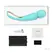 LELO Smart Wand 2 Large Aqua - Advanced Rechargeable Body Massager
