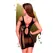 Penthouse Juicy Poison Black Seamless Mini Dress S/L