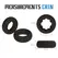 Velv'Or Rooster Cain Silicone Support Ring, Textured, Black, 27 mm