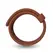 Velv'Or Rooster Jason Adjustable Platinum Silicone Ring Brown