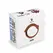 Velv'Or Rooster Jason Adjustable Platinum Silicone Ring Brown
