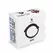 Velv'Or Rooster Jason Adjustable Silicone Ring Black 5 Sizes