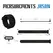 Velv'Or Rooster Jason Adjustable Silicone Ring Black 5 Sizes