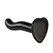 Strap-On-Me P&G Spot Silicone Model S with Curved Ergonomic Shape Black