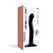 Strap-On-Me P&G Spot Silicone Model S with Curved Ergonomic Shape Black