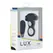 LUX Active Triad Dual Vibrating Ring with Remote Control, Silicone, Black