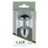 Lux Active Rose Metal Plug Black - Tapered Design, Body-Safe, 6.9 cm