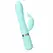 Pillow Talk Lively Teal Dual Motor Silicone Massager USB Rechargeable