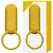 Tenga SVR Smart Vibe Ring Canyon Yellow - Rechargeable Silicone Model