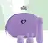 FeelzToys Mister Bunny Massage Device 2 Silicone Caps Purple 135mm