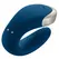 Satisfyer Double Love Blue - App-Controlled Couples Device, Waterproof, Metal Detail