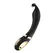 Nomi Tang Tease Black - Curved Intimate Massager, 5 Modes, USB, Waterproof