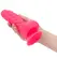 Addiction Tom 18 cm Silicone Ribbed Model Hot Pink with Suction Cup