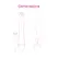Intimina Raya Curved Personal Wellness Device Waterproof Silicone Pink