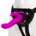 Happy Rabbit Vibrating Strap-On Harness Kit Purple Silicone 15 Modes