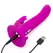 Happy Rabbit Vibrating Strap-On Harness Kit Purple Silicone 15 Modes