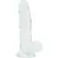 Addiction Crystal Addiction Clear 20 cm Flexible Intimate Model TPE