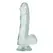 BMS Factory Crystal Addiction Clear Intimate Model 18cm TPE Suction Cup