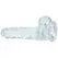 BMS Factory Crystal Addiction Clear Intimate Model 18cm TPE Suction Cup