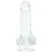 BMS Factory Crystal Addiction Clear Intimate Model 15 cm, Suction Base