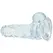 BMS Factory Crystal Addiction Clear Intimate Model 15 cm, Suction Base