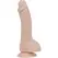 Addiction Brad 19 cm Anatomical Model with Suction Cup Beige Silicone