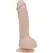Addiction Brad 19 cm Anatomical Model with Suction Cup Beige Silicone