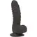 Addiction Ben 18 cm Black Silicone Ribbed Model with Suction Base