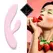FeelzToys Lea Strawberry Dual-Motor Silicone Intimate Device 202mm