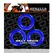 Oxballs Willy Rings 3-Pack Police Blue Flexible Intimate Rings