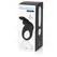 Happy Rabbit Rechargeable Vibrating Ring Black - 12 Modes Silicone System