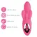FeelzToys TriVibe Pink Intimate Wellness Device, Triple Motor, Silicone