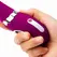 Nomi Tang Getaway Plus 2 Red Violet Silver Flexible Vibrating Massager