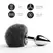 FeelzToys Bunny Tails Black Plug - Metal Model with Faux Fur Tail, 7 cm