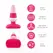 FeelzToys Plugz Colors No. 2 Pink Silicone Plug, 9cm, Medical Grade