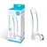 Glas Realistic Curved Glass Intimate Massager 17.8 cm - Ribbed Tip