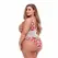 Baci Floral Tie-Up Teddy White Queen Size - Elegant Lingerie Bodysuit