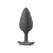 B Swish Bfilled Basic Plus Wave Slate - Anatomical Plug, Silicone, 10.8 cm