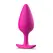 B Swish bfilled Basic Plus Intimate Silicone Plug Magenta 10cm