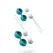 B Swish Bfit Classic Jade Kegel Exercise Set with Adjustable Weights