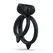 B Swish Bcharmed Basic Plus Black Silicone Dual Stimulation Ring