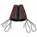 Sportsheets Saffron Gauntlet Adjustable Wrist Cuffs - Red PU Leather