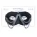 Sportsheets Sincerely Chained Lace Mask - Adjustable Satin Tie, Black