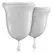 Jimmyjane Menstrual Cups Clear - Ergonomic Reusable Silicone Set